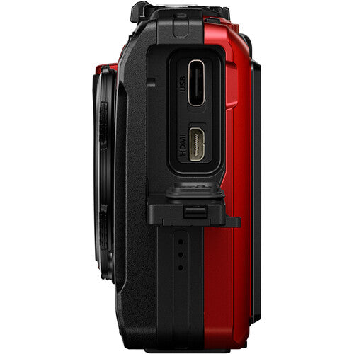 OM SYSTEM Tough TG-7 Digital Camera (Red) Package