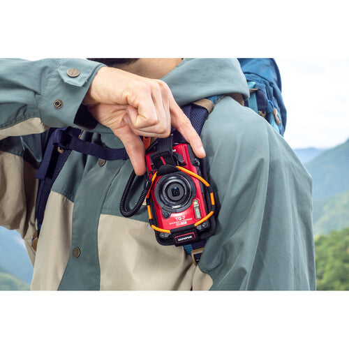 OM SYSTEM Tough TG-7 Digital Camera (Red) Package
