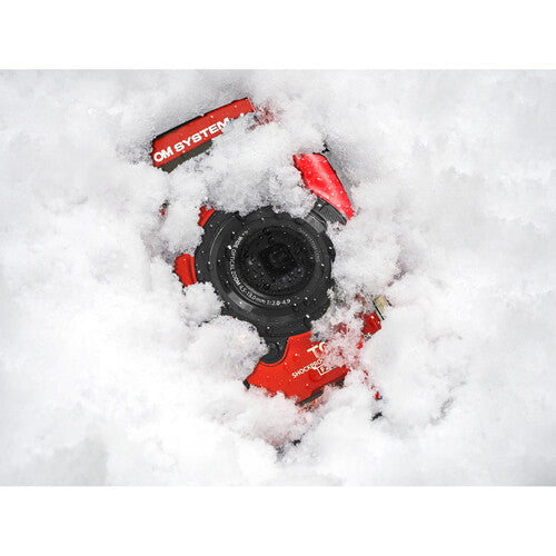 OM SYSTEM Tough TG-7 Digital Camera (Red) Package