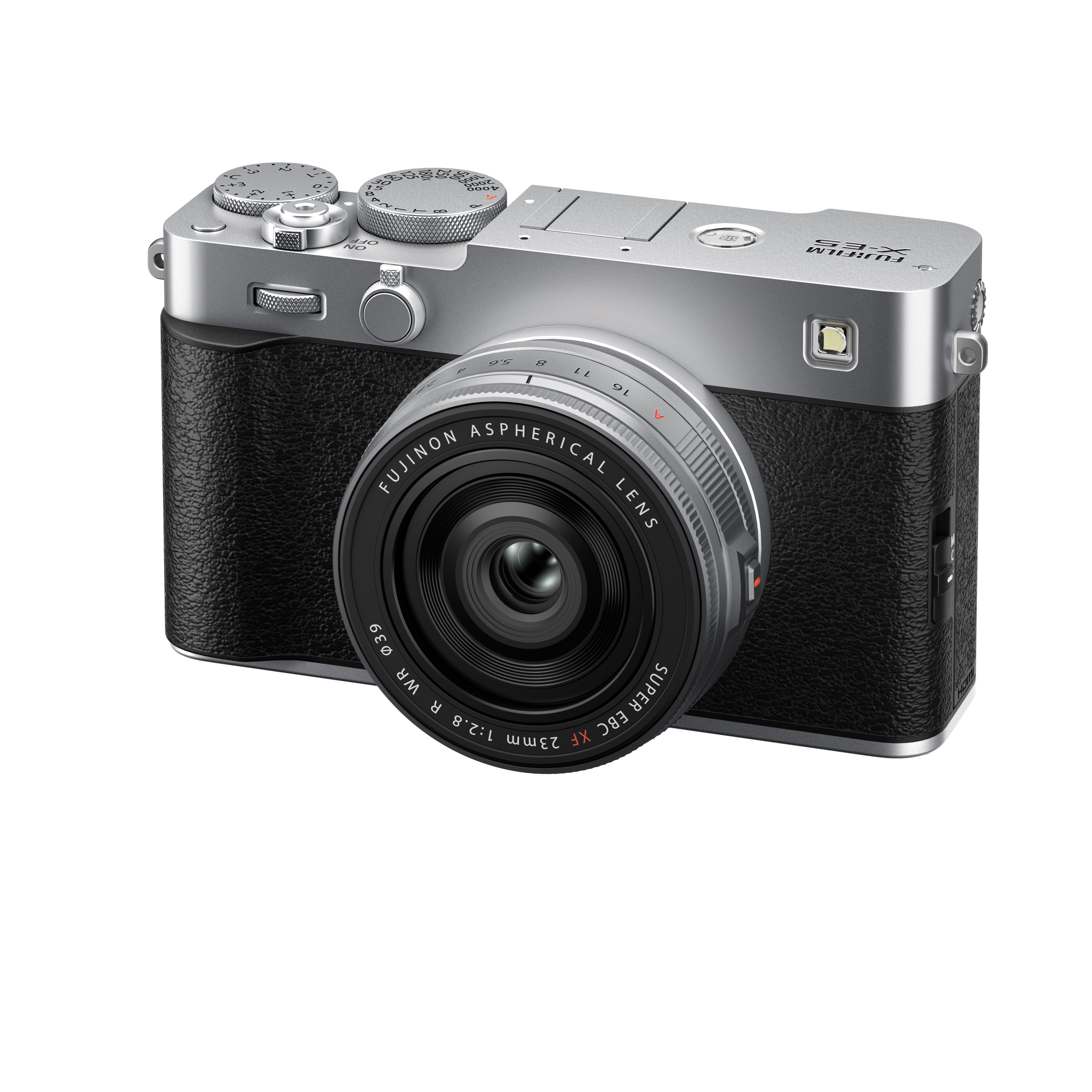 FUJIFILM X-E5 WITH XF 23MM F/2.8 R WR SILVER KIT