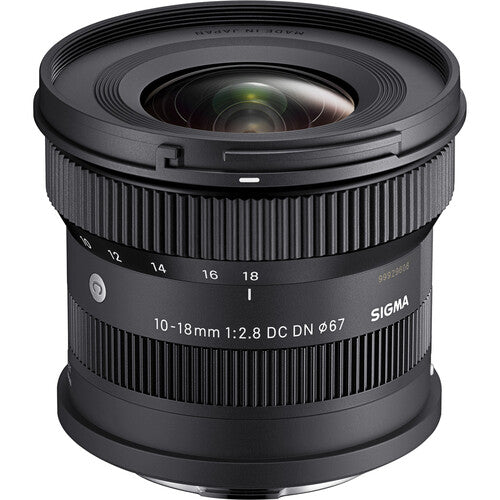 Sigma 10-18mm f/2.8 DC DN Contemporary Lens (L-Mount) Package