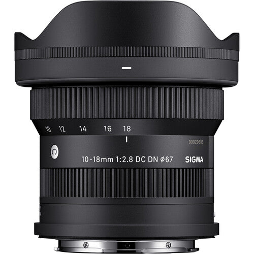 Sigma 10-18mm f/2.8 DC DN Contemporary Lens (L-Mount) Package