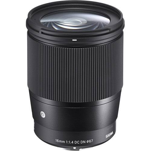 Sigma 16mm f/1.4 DC DN Contemporary Lens (Sony E) Package