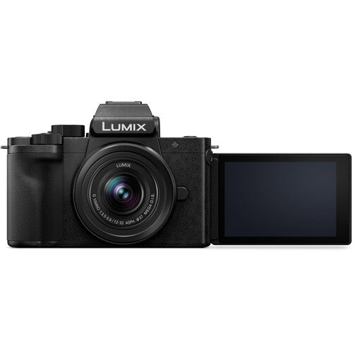 Panasonic Lumix G100D Mirrorless Camera with 12-32mm Lens and Tripod Grip