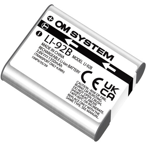 OM SYSTEM LI-92B Rechargeable Lithium-Ion Battery