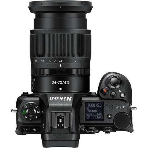 Nikon Z6 III Mirrorless Camera with 24-70mm f/4 S Lens Package