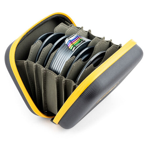 NiSi JetMag Pro Filmmaker Kit 82MAG Magnetic Filter Kit (FS ND 2 Stop, FS ND 3 Stop, FS ND 4 Stop, Black Mist 1/8, 67mm/72mm/77mm/82mm Adaptors, Two Front Caps,  Back Cap, Caddy Pouch)