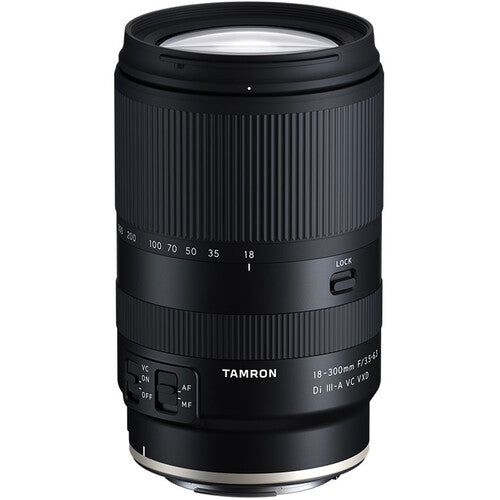 Tamron 18-300mm f/3.5-6.3 Di III-A VC VXD Lens (Canon RF) Package