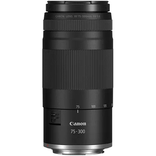 Canon RF 75-300mm f/4-5.6 Lens (Canon RF) Package