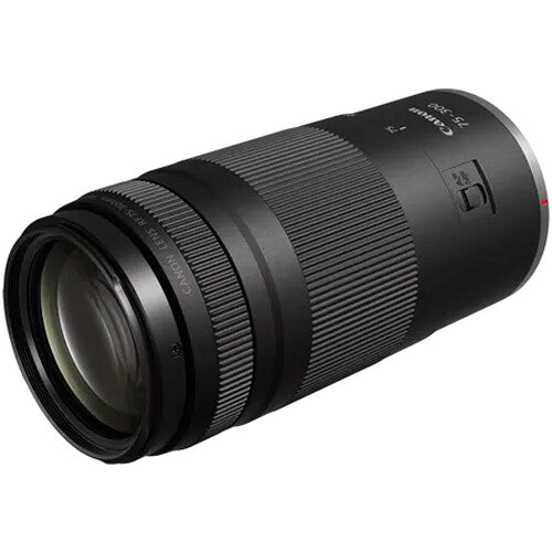 Canon EOS R10 Mirrorless Camera with 18-45mm Lens and RF 75-300mm f/4-5.6 Lens (Canon RF) (Black)