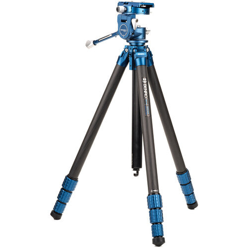 Benro SuperSlim CF 1.5 Series, 4 Section Tripod with PHVF3 Hybrid Flip Head