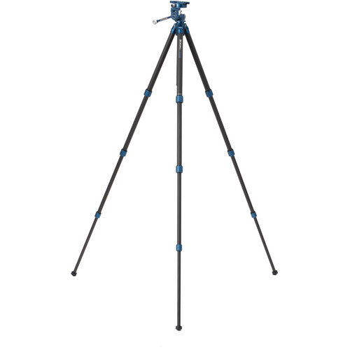 Benro SuperSlim CF 1.5 Series, 4 Section Tripod with PHVF3 Hybrid Flip Head