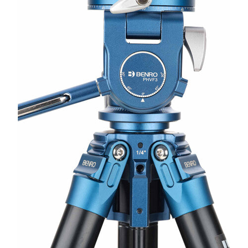 Benro SuperSlim CF 1.5 Series, 4 Section Tripod with PHVF3 Hybrid Flip Head