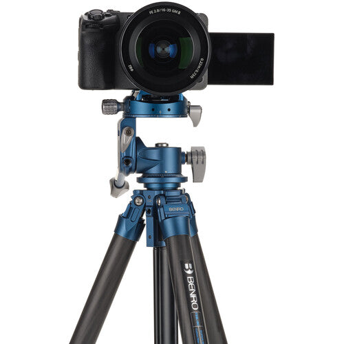 Benro SuperSlim CF 1.5 Series, 4 Section Tripod with PHVF3 Hybrid Flip Head