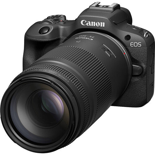 Canon EOS R100 Mirrorless Camera with 18-45mm and 75-300mm Lenses Package