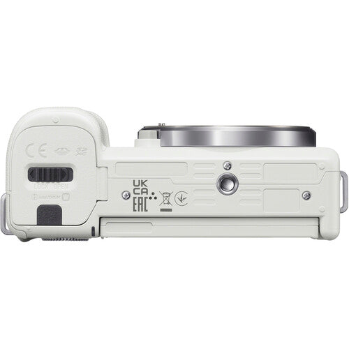 Sony ZV-E10 Mirrorless Camera with 16-50mm f/3.5-5.6 II Lens (White)