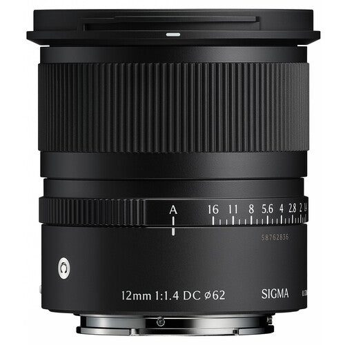 Sigma 12mm f/1.4 DC Contemporary Lens (Sony E) Package