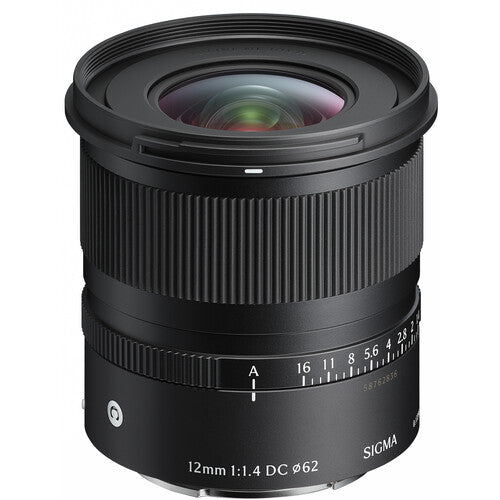 Sigma 12mm f/1.4 DC Contemporary Lens (Sony E) Package