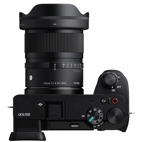 Sigma 12mm f/1.4 DC Contemporary Lens (Sony E) Package