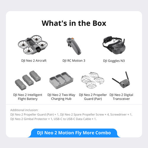 DJI Neo 2 Drone Motion Fly More Combo