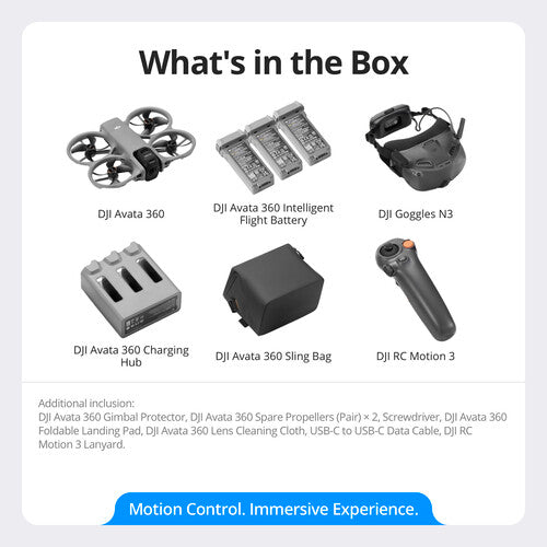 DJI Avata 360 Motion Fly More Combo