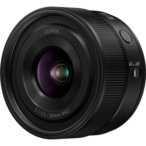 Panasonic LUMIX S 20mm f/2.5 Lens (L-Mount, Black)