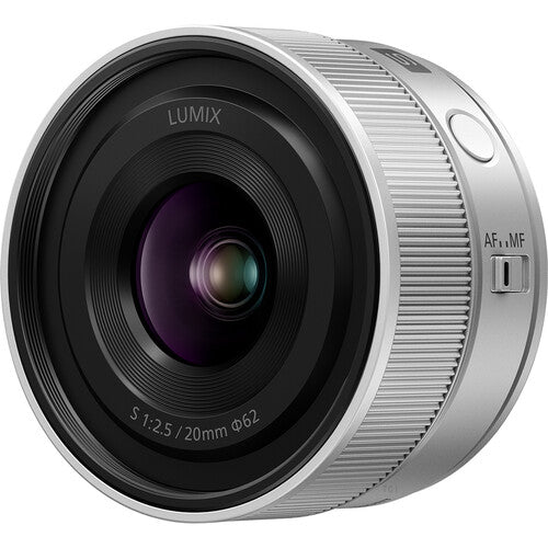 Panasonic LUMIX S 20mm f/2.5 Lens (L-Mount, Silver)