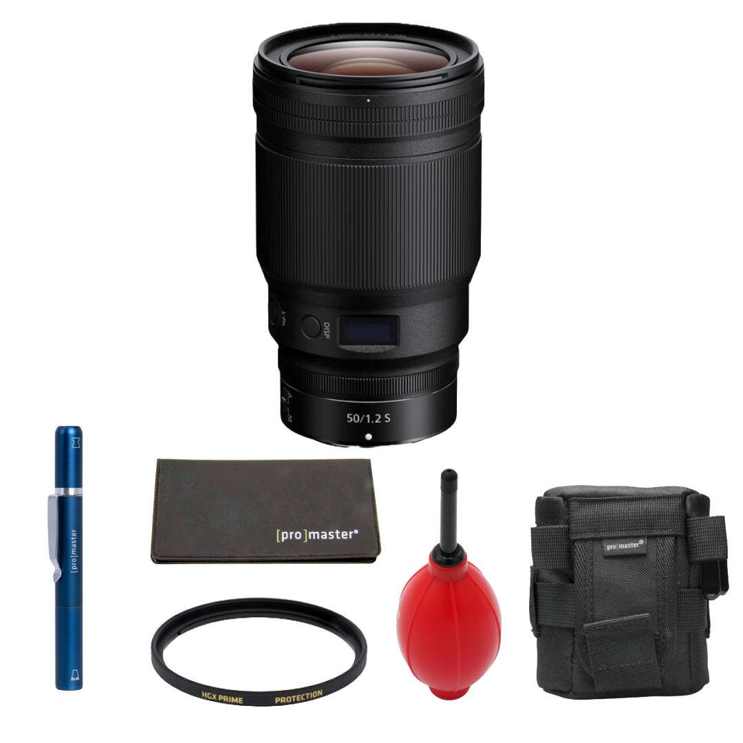 Nikon NIKKOR Z 50mm f/1.2 S Lens (Nikon Z) Package