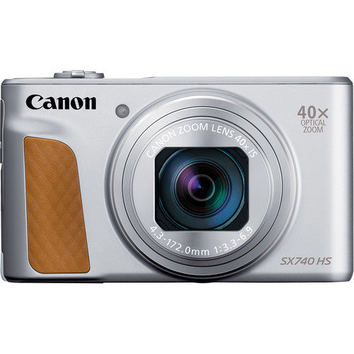 Canon PowerShot SX740 HS Digital Camera (Silver) Package