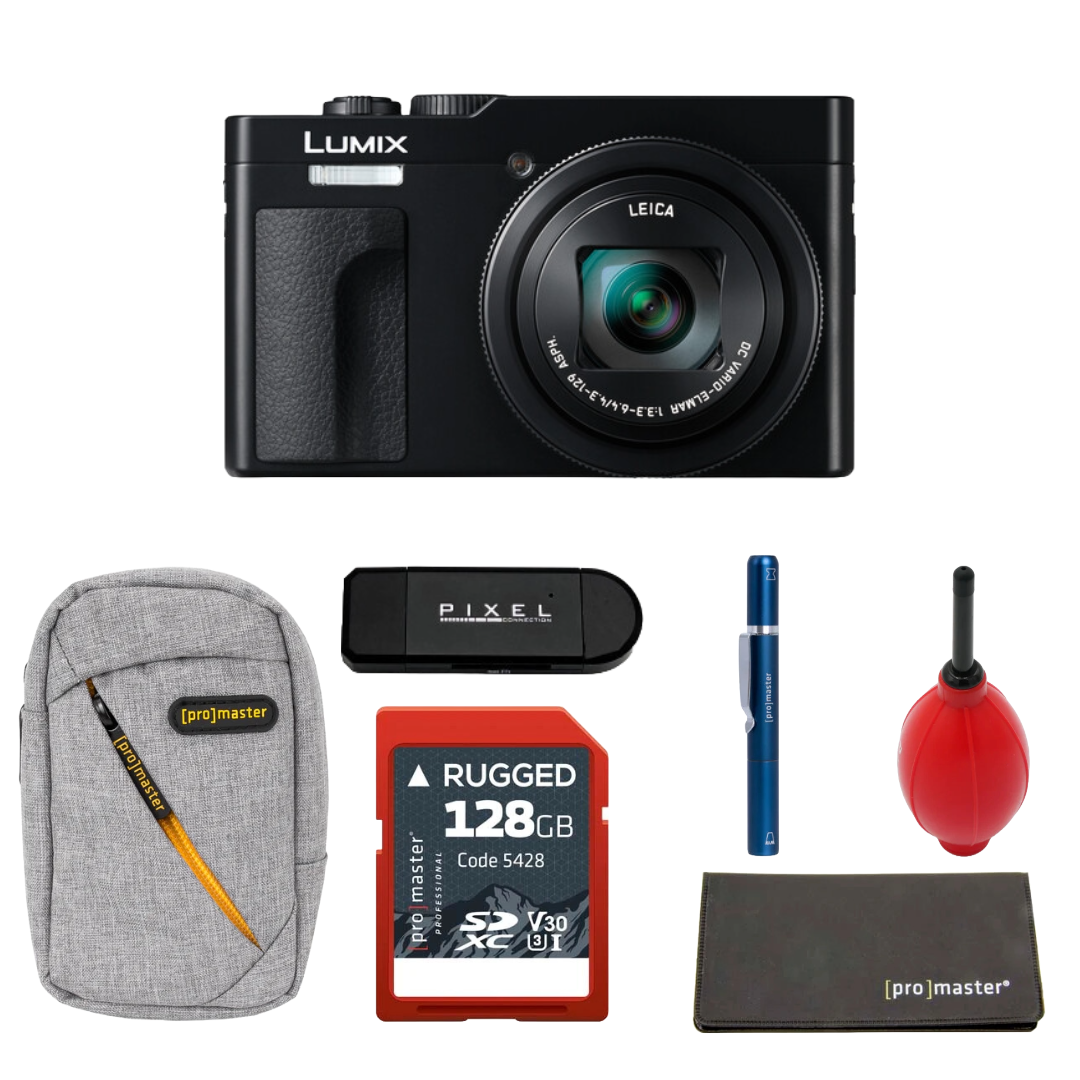 Panasonic ZS99 Digital Camera (Black) Package