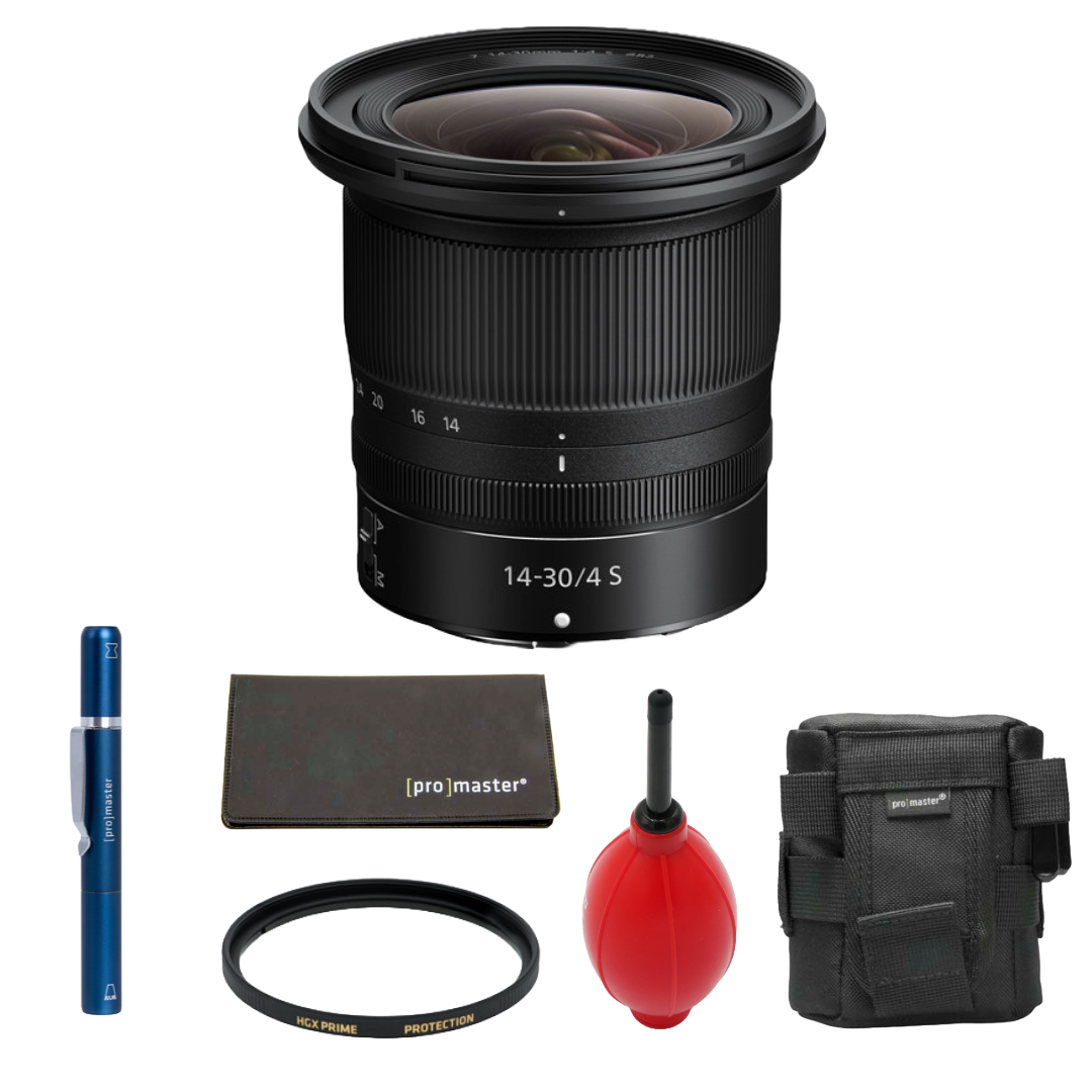Nikon NIKKOR Z 14-30mm f/4 S Lens (Nikon Z) Package