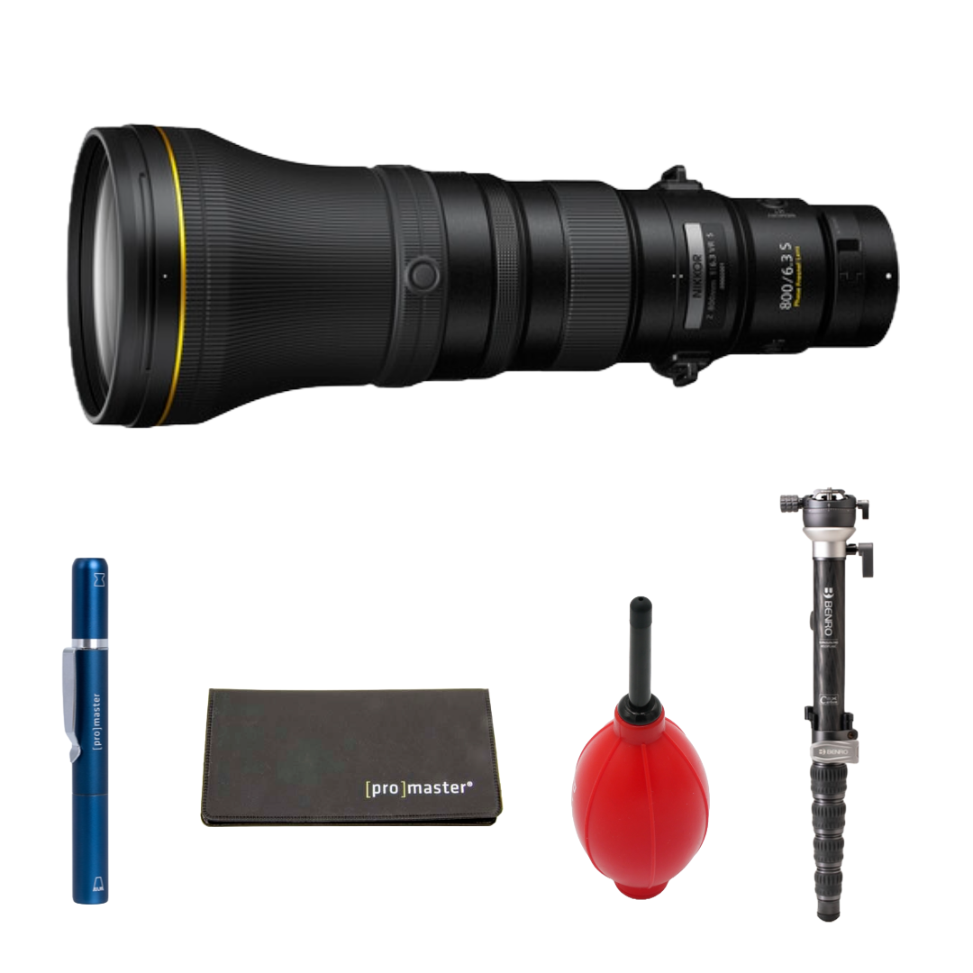 Nikon NIKKOR Z 800mm f/6.3 VR S Lens (Nikon Z) Package