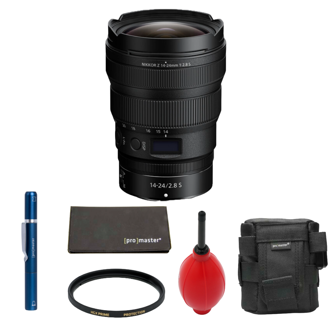 Nikon NIKKOR Z 14-24mm f/2.8 S Lens (Nikon Z) Package