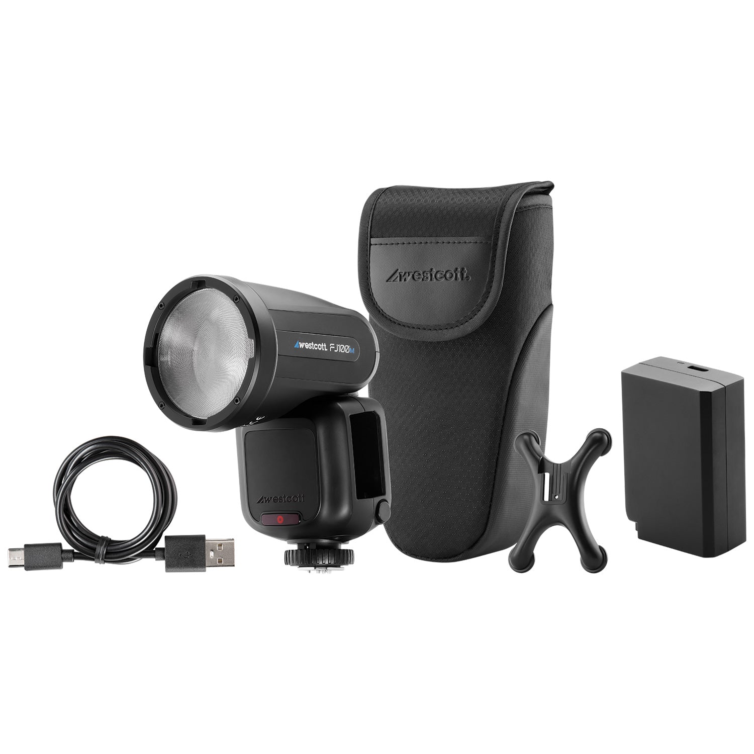 Westcott FJ100 M Touchscreen Speedlight Flash with Multi-Brand Camera Mount (100Ws)