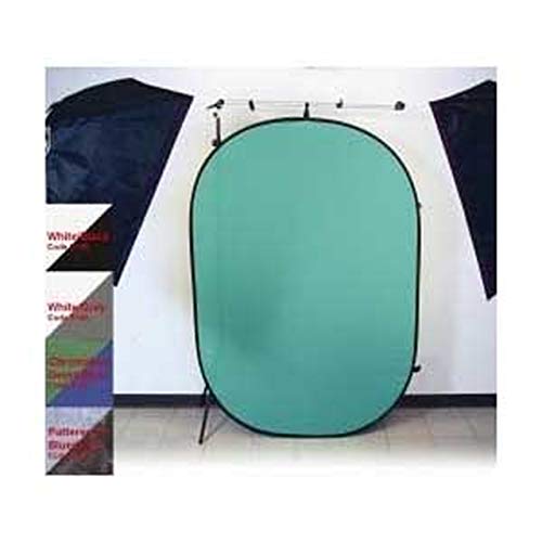 ProMaster Solid Pop-Up Background 6'X7' -Chromakey Green / Blue 2 -Sided