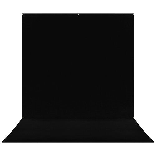 Westcott X-Drop Pro Wrinkle-Resistant Backdrop Sweep (Rich Black, 8 x 13')