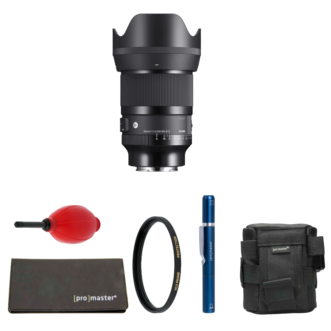Sigma 50mm f/1.4 DG DN Art Lens (L-Mount) Package
