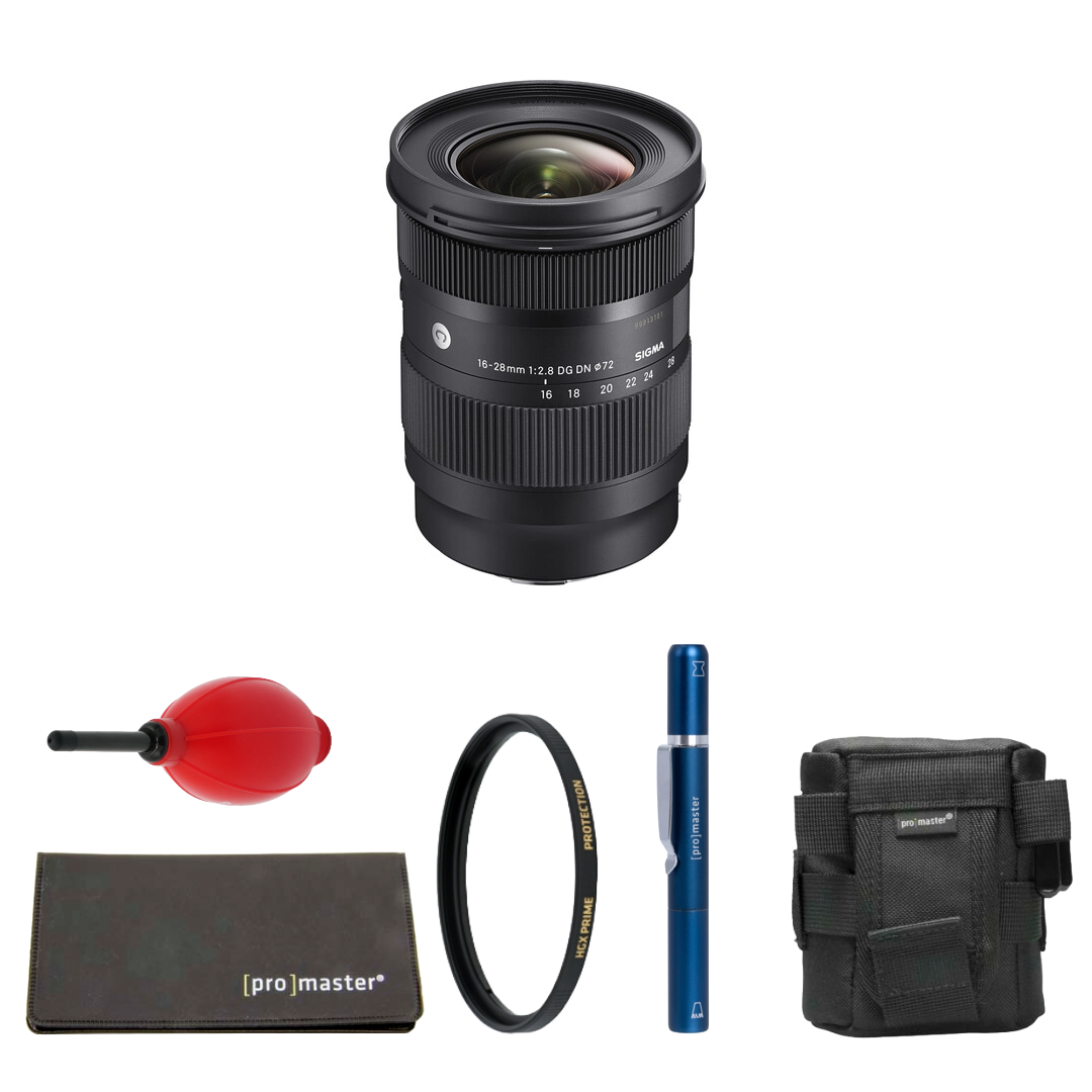 Sigma 16-28mm f/2.8 DG DN Contemporary Lens (Sony E) Package