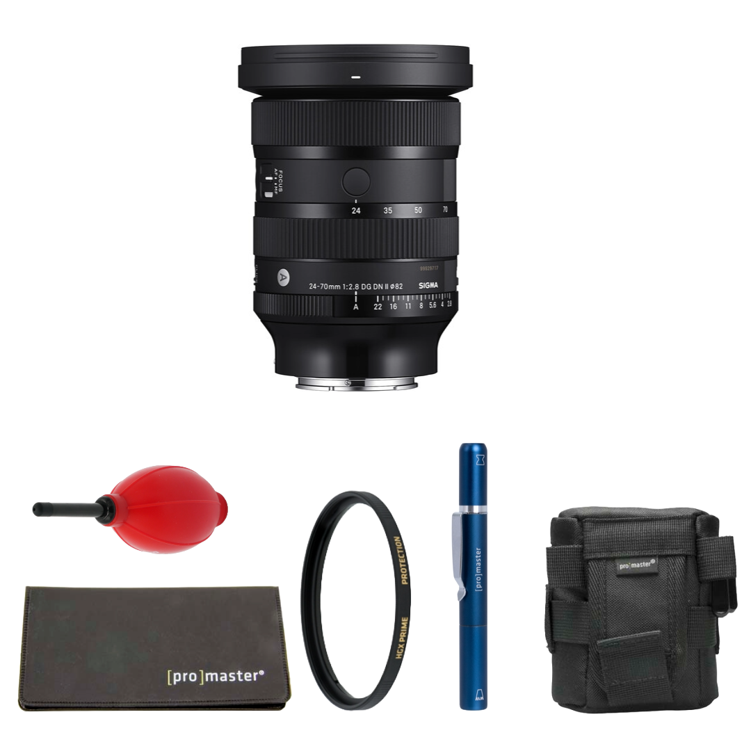 Sigma 24-70mm f/2.8 DG DN II Art Lens (Leica L) Package
