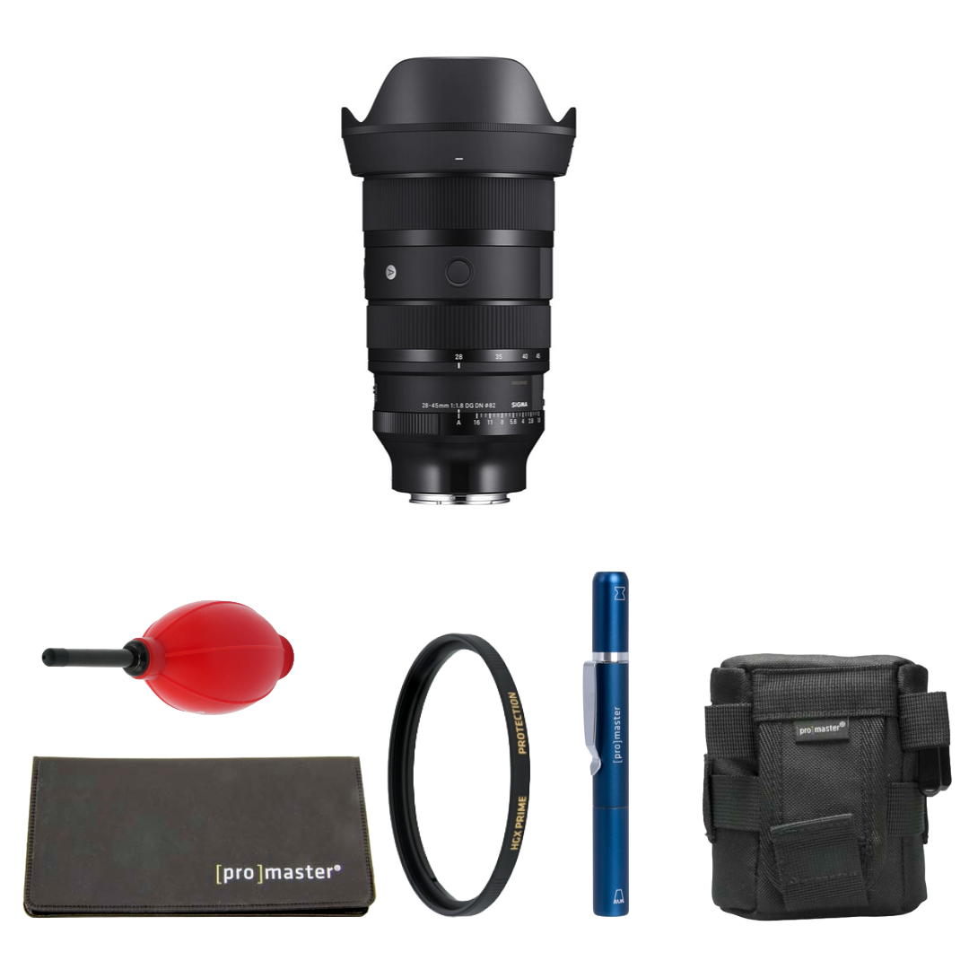 Sigma 28-45mm f/1.8 DG DN Art Lens (Sony E) Package