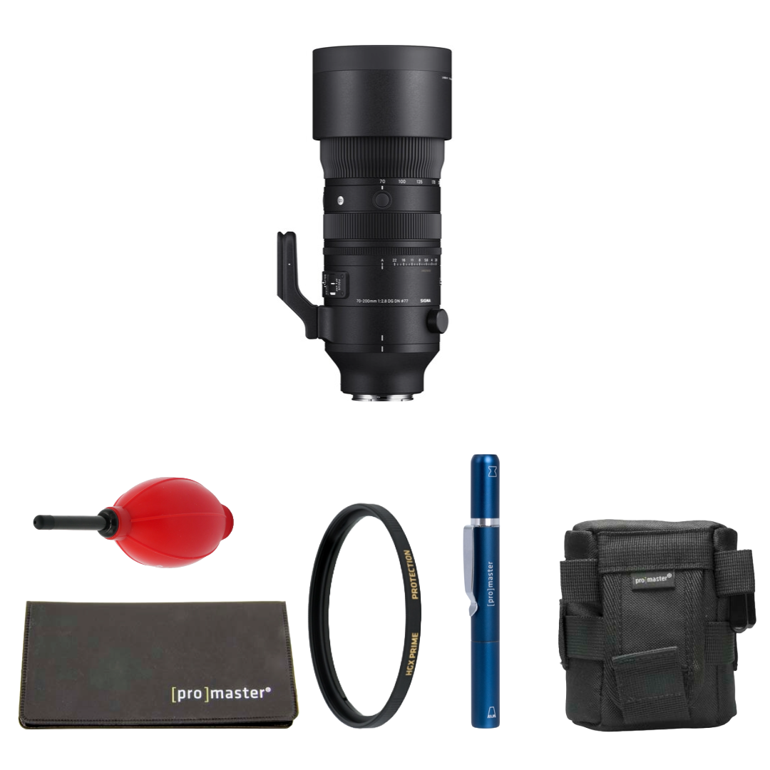 Sigma 70-200mm f/2.8 DG DN OS Sports Lens (Sony E) Package