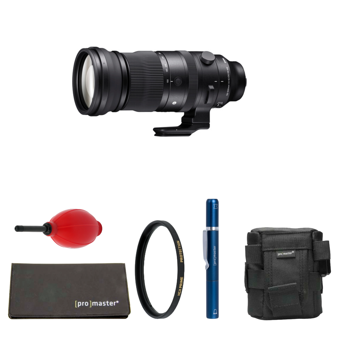 Sigma 150-600mm f/5-6.3 DG DN OS Sports Lens (Sony E) Package