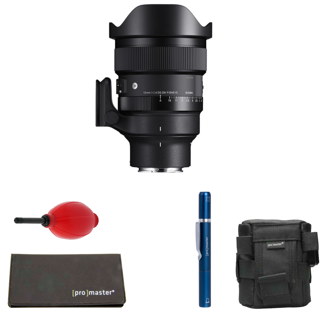 Sigma 15mm f/1.4 Fisheye DG DN Art Lens (Leica L) Package
