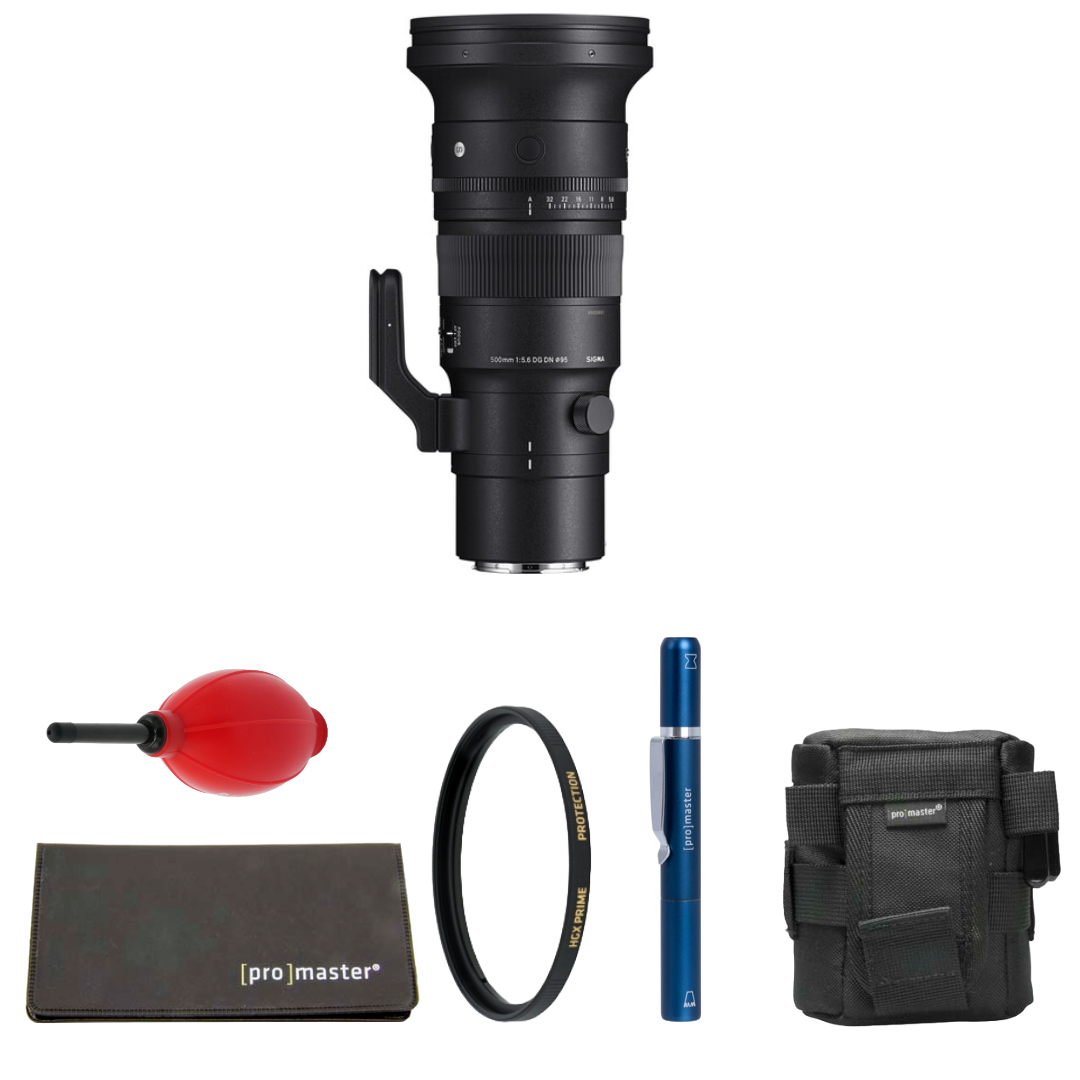 Sigma 500mm f/5.6 DG DN OS Sports Lens (Leica L) Package
