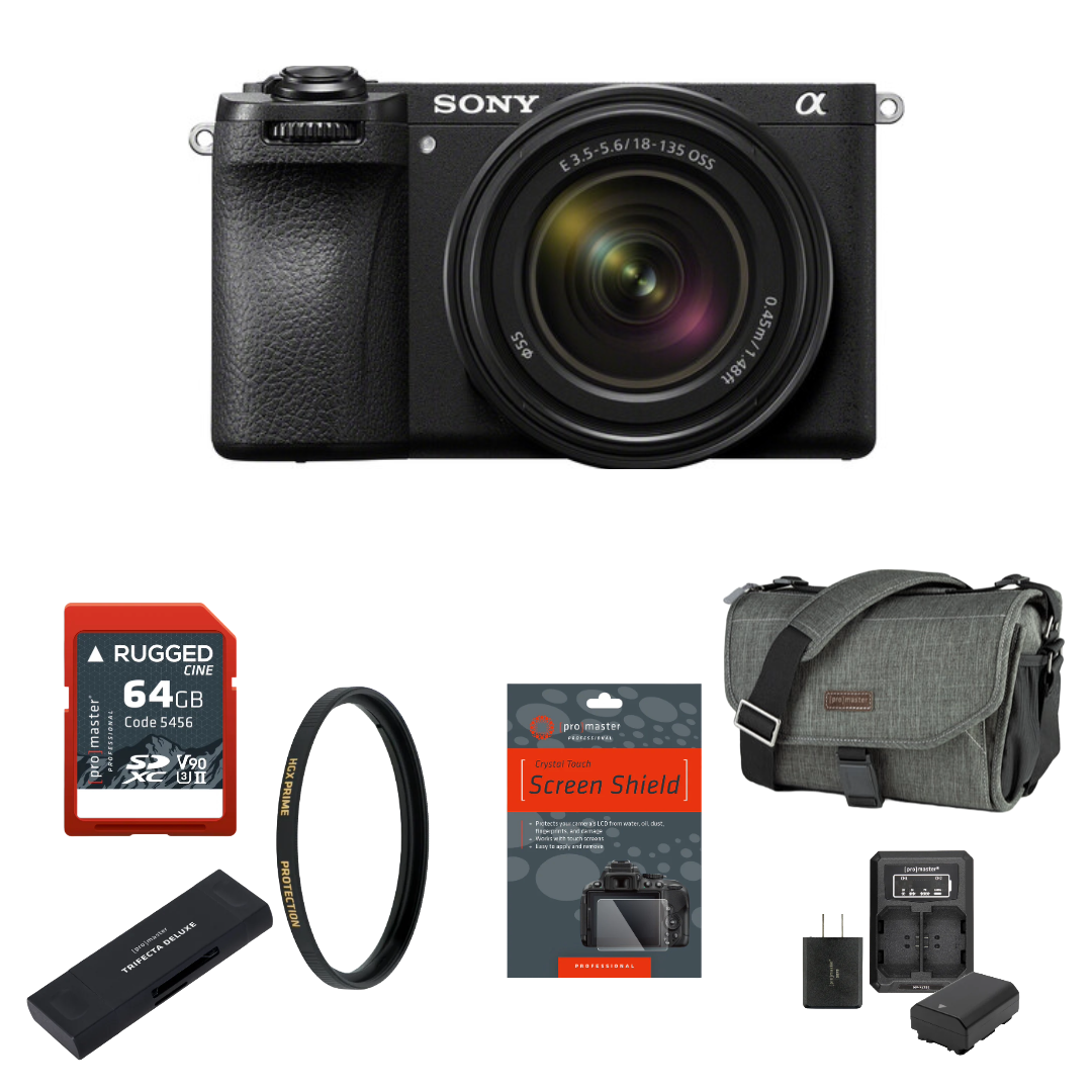 Sony a6700 Mirrorless Camera with 18-135mm f/3.5-5.6 Lens Package