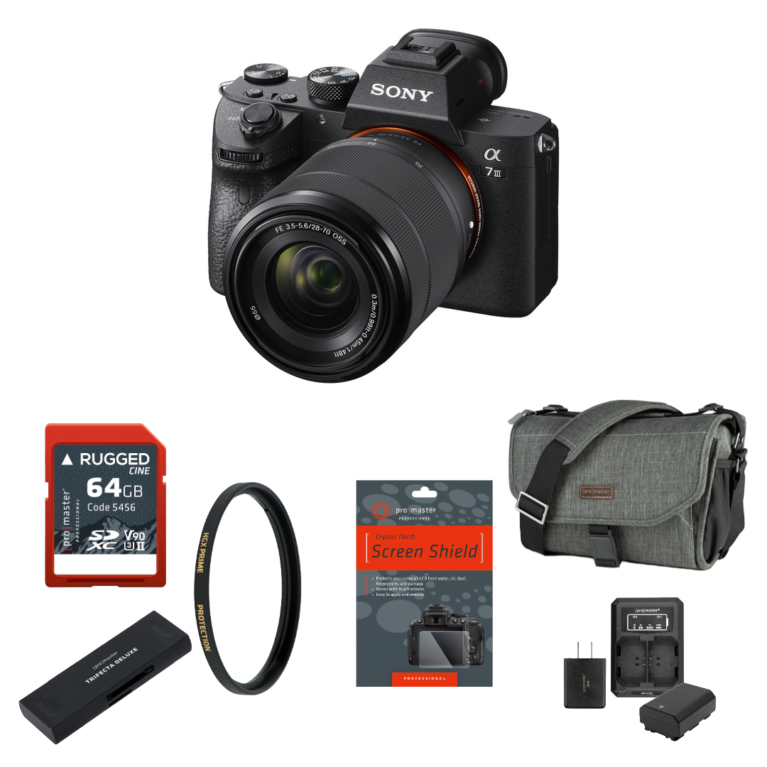 Sony a7 III Mirrorless Camera with 28-70mm f/3.5-5.6 Lens Package