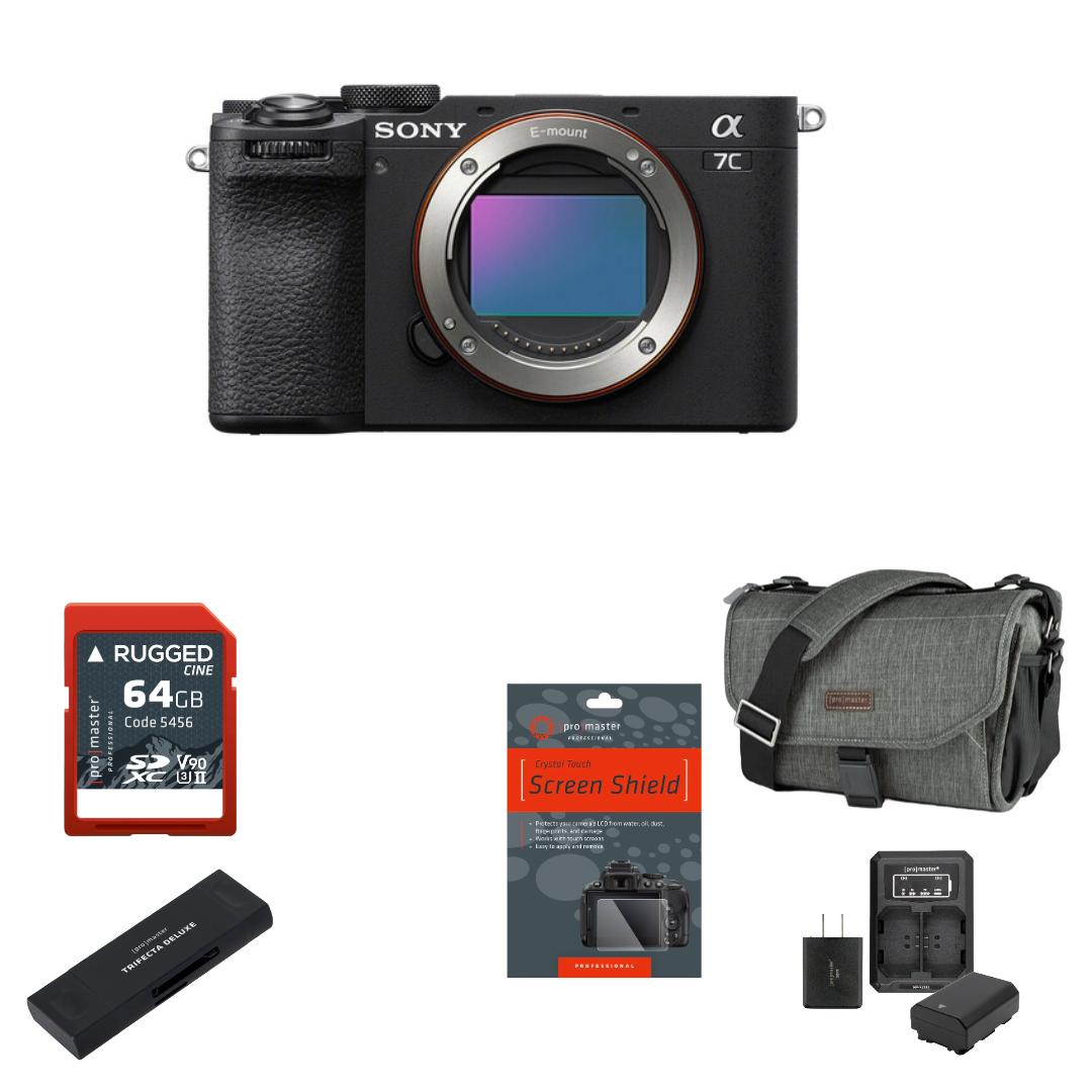 Sony a7C II Mirrorless Camera (Black) Package