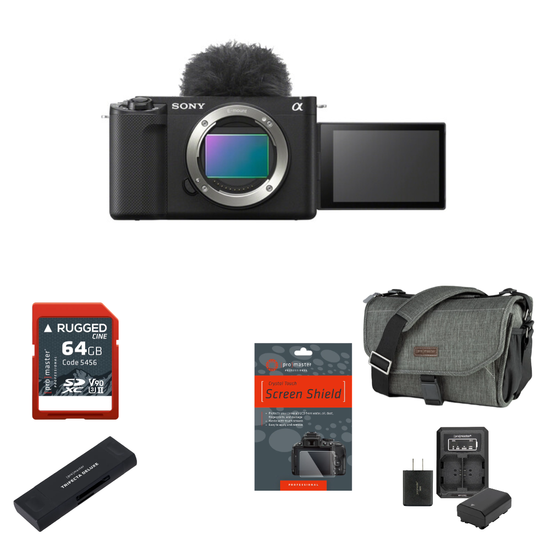 Sony ZV-E1 Mirrorless Camera (Black) Package