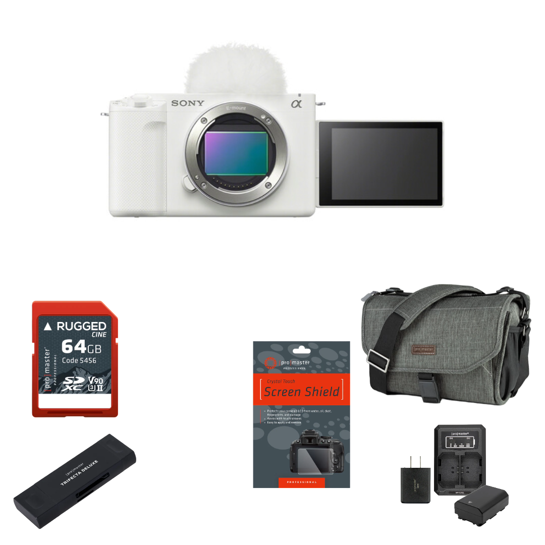 Sony ZV-E1 Mirrorless Camera (White) Package