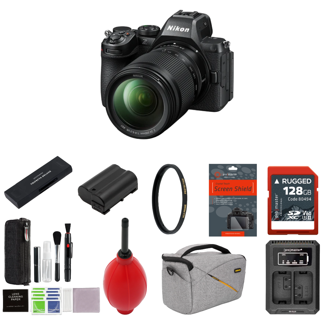 Nikon Z5 II Mirrorless Camera with 24-200mm Lens Package